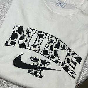 Cow print Nike shirt